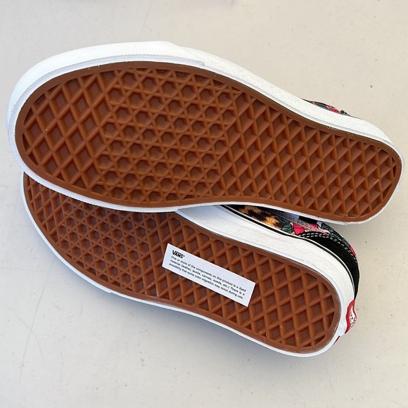 VANS | Old Skool Rose Animal Checkered Print Shoes - Picture 6 of 7